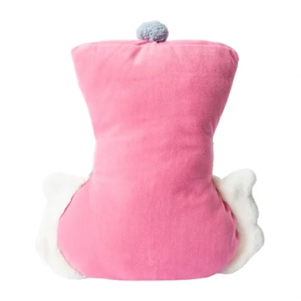 Pink Nutcracker Head Christmas Throw Pillow Decor